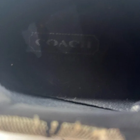 Coach Monogram Black and Cream Women's Sneakers - Picture 7 of 7